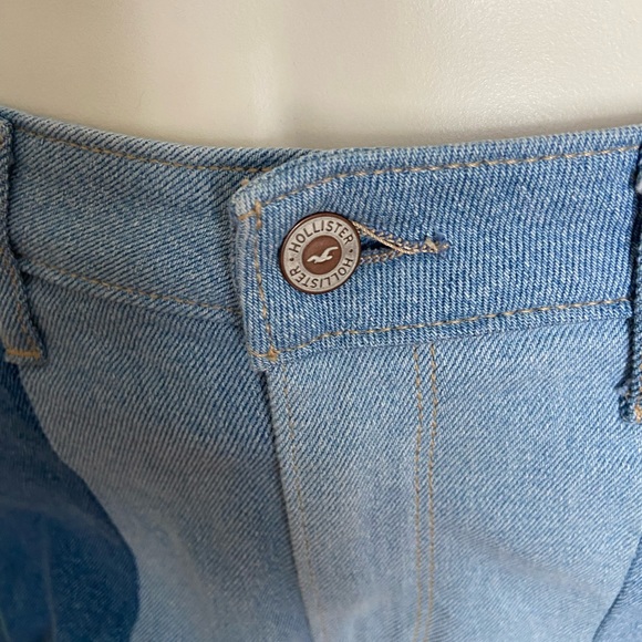 Hollister Ultra High Rise Mom Jeans Patchwork Size 27 - Picture 6 of 11